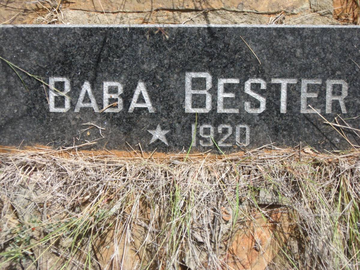 BESTER Baba 1920