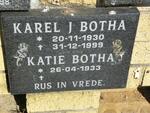BOTHA kAREL 1930-1999 & Katie 1933-