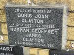 CLAYTON Norman Geoffrey James 1920-1998 & Doris Joan 1923-1996