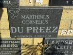 PREEZ Marthinus Cornelius, du 1929-2003