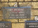 MEIRING Toby 1899-1992