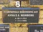 MOMBERG Anna E.S. 1914-2003