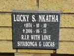 NKATHA Lucky S. 1974-2006
