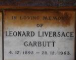 GARBUTT Leonard Liversace 1892-1963