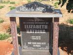HERMANUS Elizabeth Katrina 1927-2009