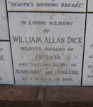 DICK William Allan 1919-1959