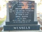 WESSELS Johannes Daniël 1894-1958 & Anna Aletta DU PREEZ 1902-1994