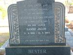 BESTER Hansie Jacob 1891-1965 & Catherina S.J. SWART 1893-1962