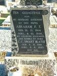 BLOM Abraham P.F. 1904-1958 & C.C. SWART 1916-1993