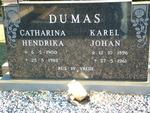 DUMAS Karel Johan 1896-1961 & Catharina Hendrika 1900-1982