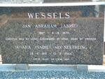WESSELS Jan Abraham 1907-1970 & Susara NEETHLING 1913-2006