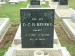 BEYERS D.C.H. 1898-1972