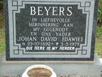 BEYERS Johan David 1892-1979