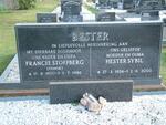 BESTER Francis Stoffberg 1920-1986 & Hester Sybil 1924-2002