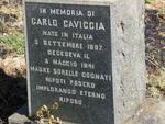 CAVIGGIA Carlo 1897-1941