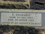 COLMANET G. 1893-1933