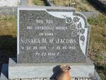 JACOBS Susara M.W. 1914-1990