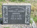 MARAIS Isabella Jacoba 1863-1932
