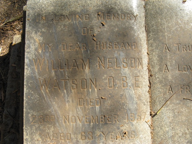 WATSON William Nelson -1957