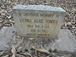 BONSOR Verna Alice -1954