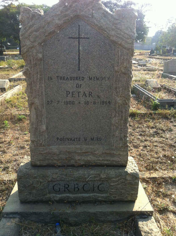 GRBCIC Petar 1900-1954