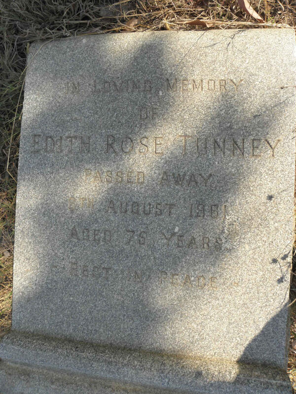 TUNNEY Edith Rose -1961