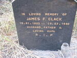 CLACK James F. 1933-1996