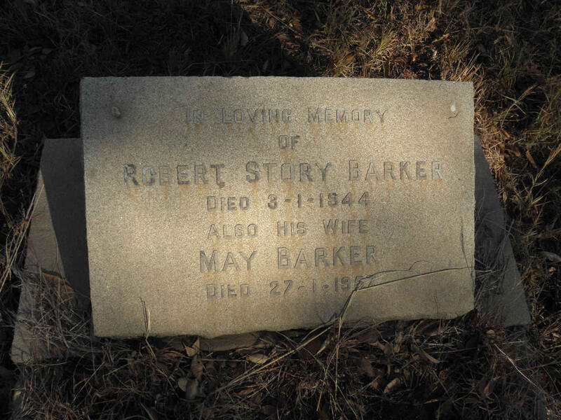 BARKER Robert Story -1944 & May -1957