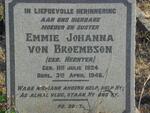 BROEMBSON Emmie Johanna, von nee HECHTER 1924-1946