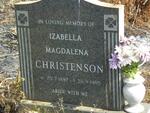 CHRISTENSON Izabella Magdalena 1897-1985