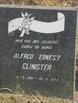 CLINISTER Alfred Ernest 1888-1974