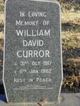 CURROR William David 1917-1982