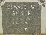 ACKER Oswald W. 1913-1975