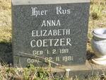 COETZER Anna Elizabeth 1911-1981
