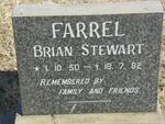FARREL Brian Stewart 1950-1982