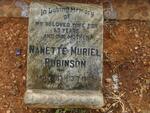 ROBINSON Nanette Muriel 1913-1989