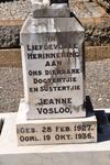 VOSLOO Jeanne 1927-1936