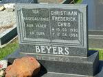 BEYERS Christiaan Frederick Chris 1930-1994