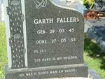 FALLER Garth 1945-1993