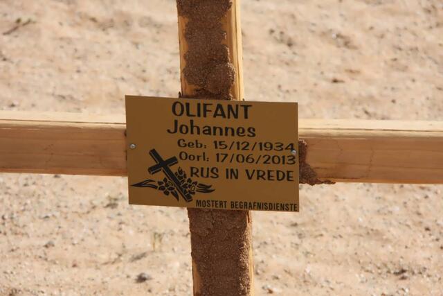 OLIFANT Johannes 1934-2013