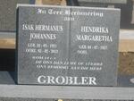 GROBLER Isak Hermanus Johannes 1921-2012 & Hendrika Margaretha 1927-