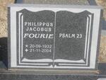 FOURIE Philippus Jacobus 1932-2004