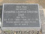 GOUS Catharina Louwisa Christina nee SMIT 1881-1961
