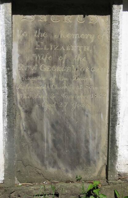 MORGAN Elizabeth -1832