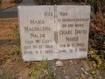 NAUDE Charl David 1885-1961 & Maria Magdalena McCAY 1889-1976