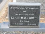 FOURIE Elsje M.M. nee BOTHA 1907-1980