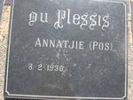 PLESSIS Annatjie, du 1930-