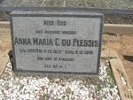PLESSIS Anna Maria C., du nee VENTER 1872-1950