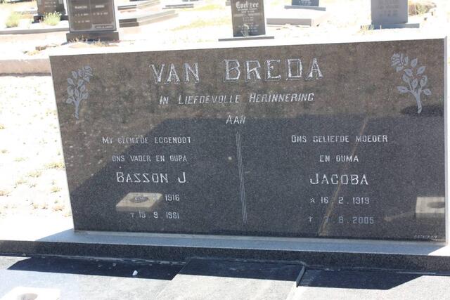 BREDA Basson J., van 1916-1981 & Jacoba 1919-2005