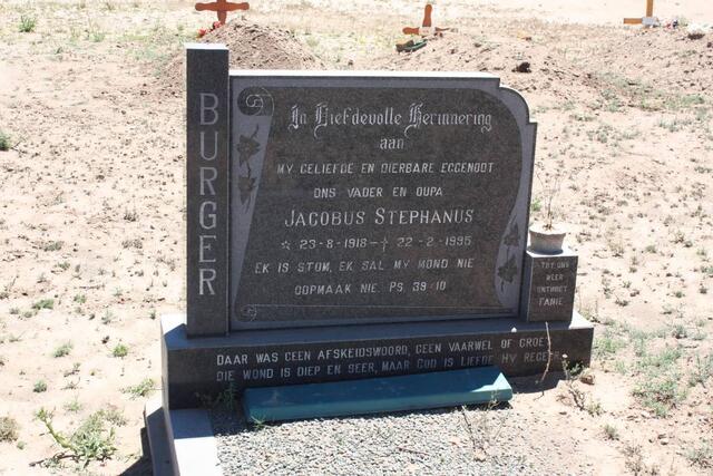 BURGER Jacobus Stephanus 1918-1995